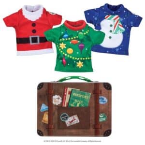 The Elf on the shelf - Vestuario Claus couture pack 3 camisetas