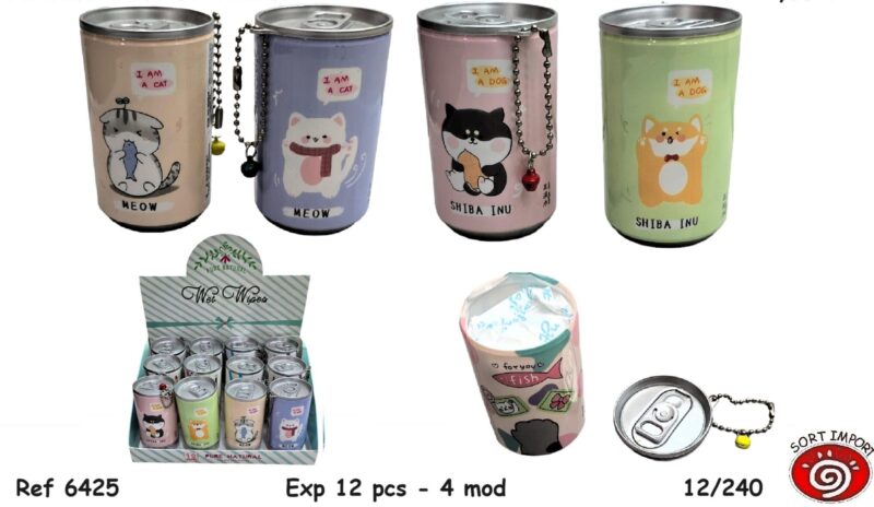 Col Cats - Bote con 30 toallitas