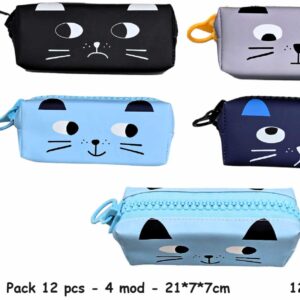 Col Cats - Portatodo Caucho Big cremallera