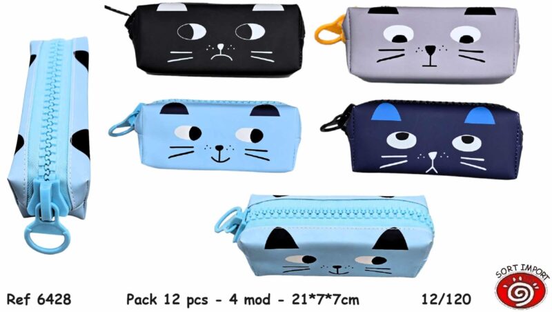 Col Cats - Portatodo Caucho Big cremallera
