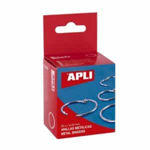 Anillas metal Apli 20 mm Ref. 451