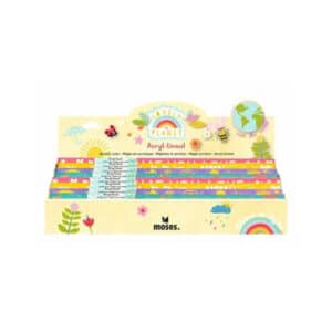 Regla acrílica triangular 20 cm