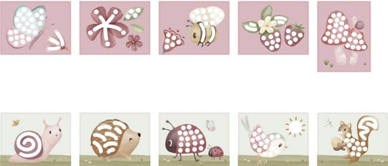 Set pintura de dedos Fairy Garden Little Dutch