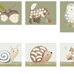 Set pintura de dedos Forest Friends Little Dutch