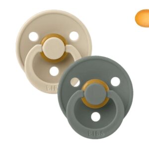 2 Chupetes BIBS Colour Simétrica Vanilla