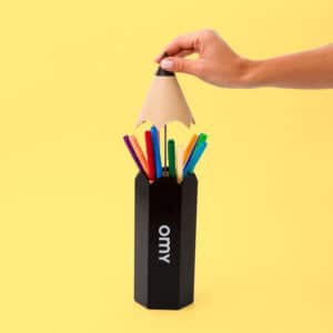 Caja de Lápices Negra de OMY