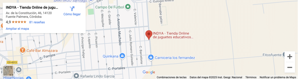 Ubicación Indya - como llegar Google Maps - Fuente Palmera