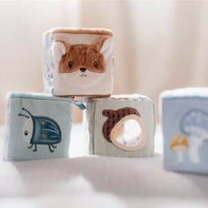 Cubos blanditos apilables Forest friends