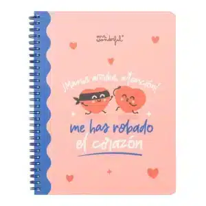 Libreta A5 - ¡Manos arriba, atención! Me has robado el corazón
