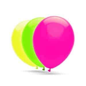 Bolsa 50 globos 20cm fluorescente surtidos