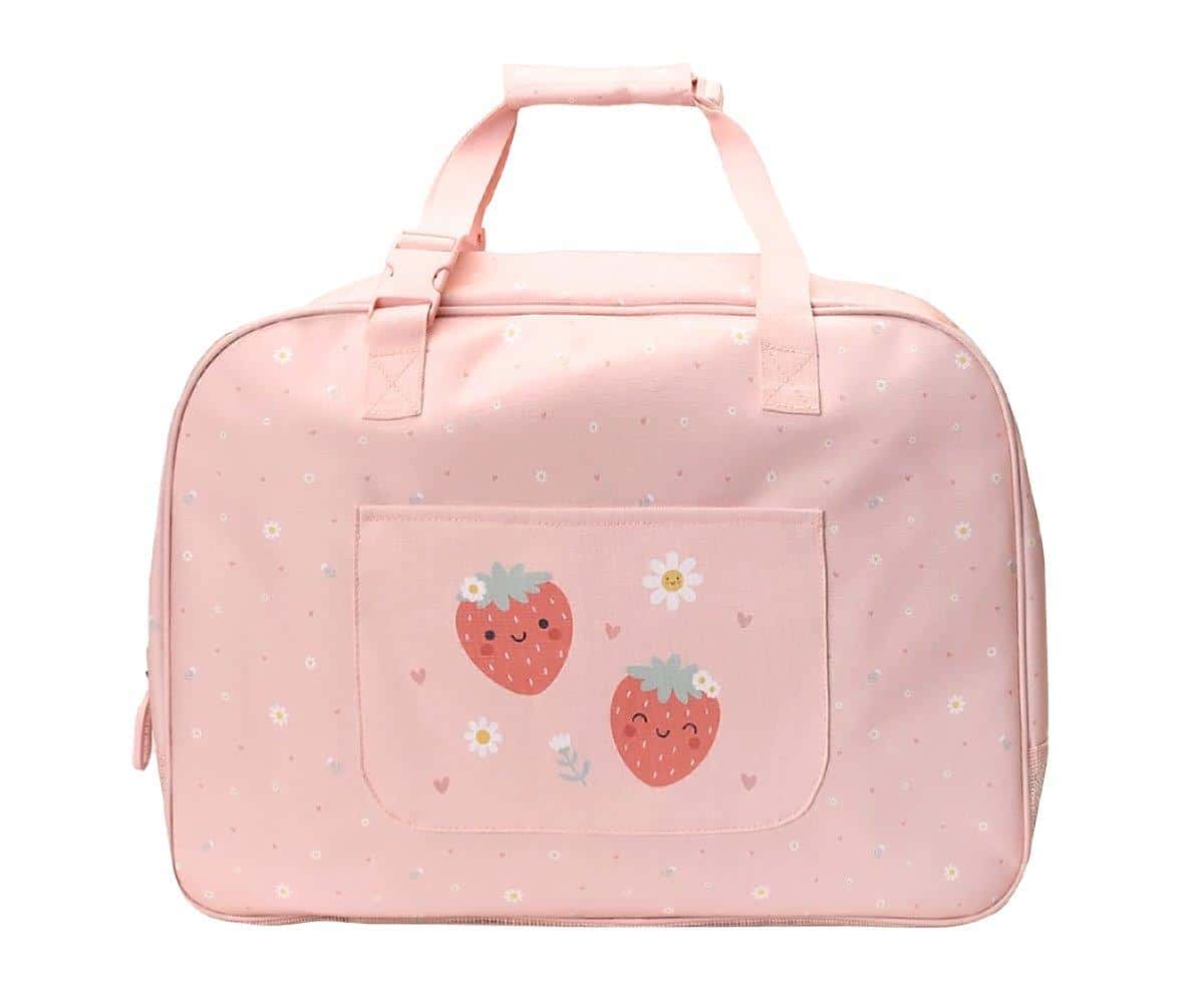 Bolso de Playa con Rejilla Strawberries Personalizable – Espacioso y Funcional Bolso de Playa con Rejilla Strawberries Personalizable – Espacioso y Funcional