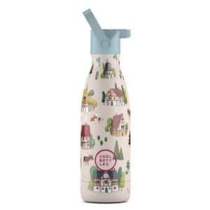 Botella Térmica Infantil Tudor Village 350 ml – Cool Bottles 🏰 Hidratación con encanto medieval para los más pequeños