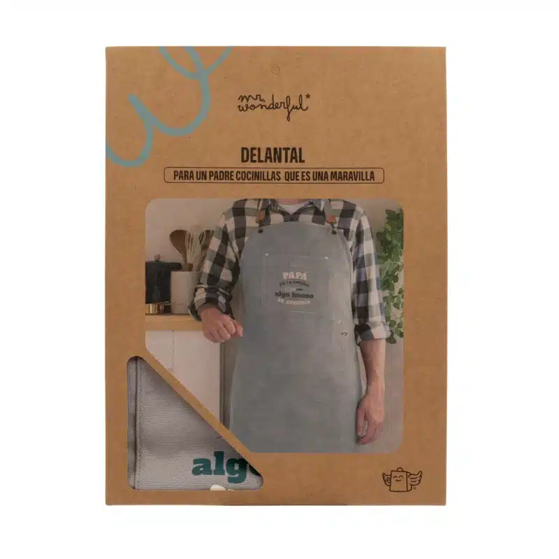 Delantal Papá en la Cocina, Algo Bueno se Avecina – Mr. Wonderful