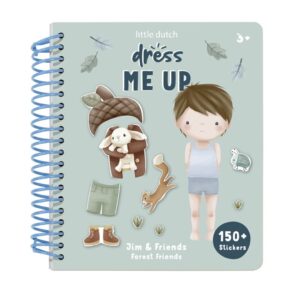 Libro Viste a Jim Forest Friends Little Dutch – Creatividad y Diversión con Pegatinas