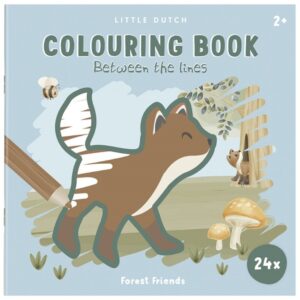 Libro para Colorear Forest Friends Little Dutch – Diversión Creativa para Pequeños Artistas