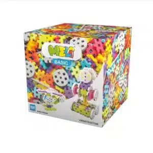 Meli Basic Constructor 400 piezas – Construcción Creativa con Ruedas y Elementos Especiales