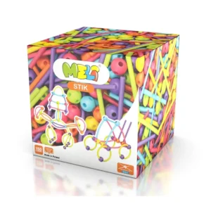Meli Stik 150 piezas – Construcción Creativa con Conectores Flexibles