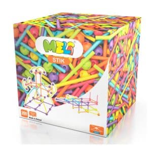 Meli Stik 300 piezas – Construcción Creativa con Conectores Flexibles
