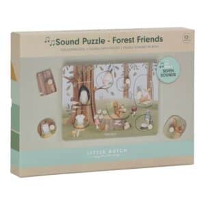 Puzzle con Sonido Forest Friends FSC – Little Dutch (Aprende Formas y Sonidos de los Animales del Bosque)