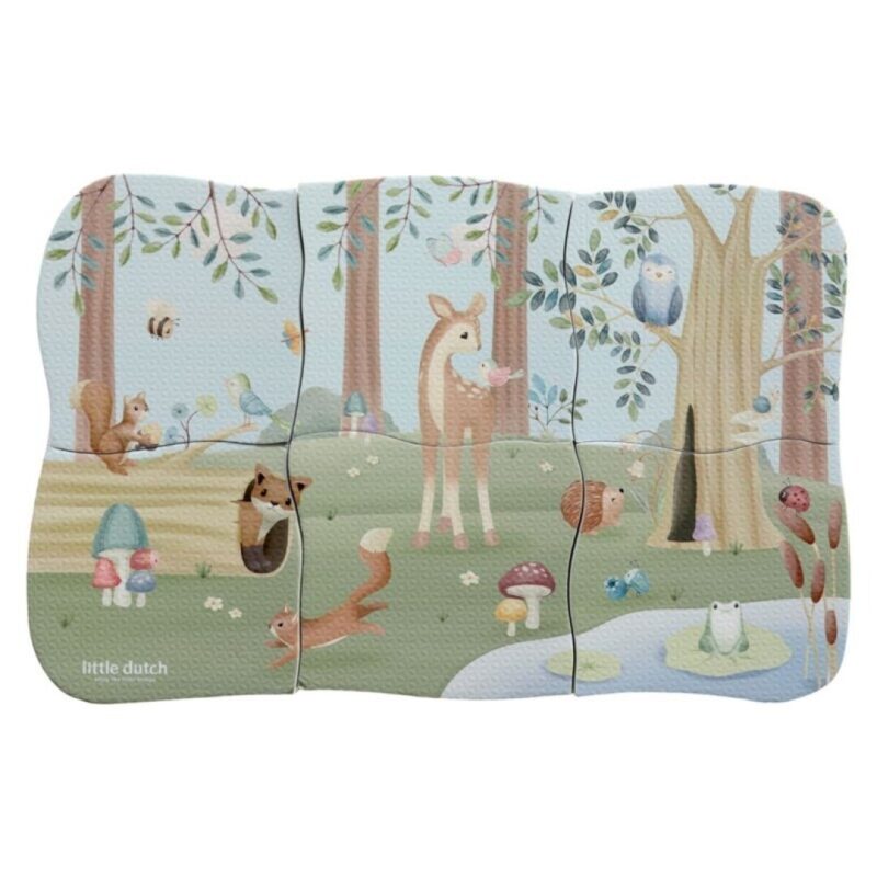 Puzzle de Baño Forest Friends – Little Dutch (6 Piezas de Espuma)