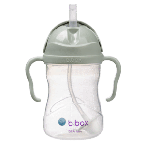 Taza con Pajita Flexible y Pesa B.Box – Hidratación Fácil y Sin Derrames