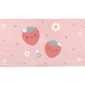 Toalla Playa Microfibra Strawberries Personalizable – Ligera y de Secado Rápido