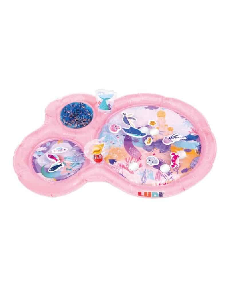 Área de juego con agua Sirena de Ludi – Alfombra sensorial para bebés