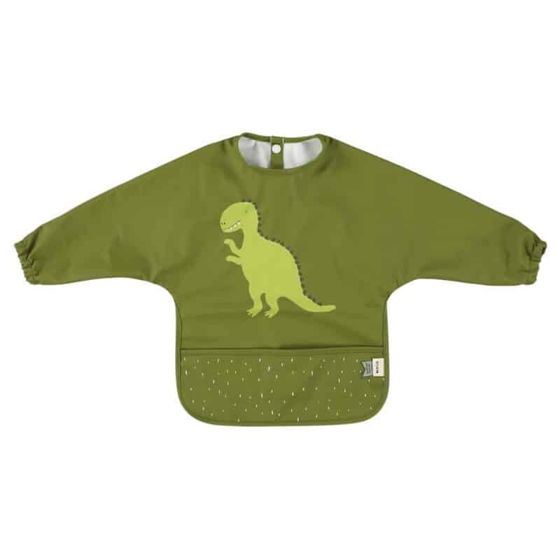 Babero con Mangas Mr. Dino de Trixie – Impermeable, Ligero y con Cobertura Completa