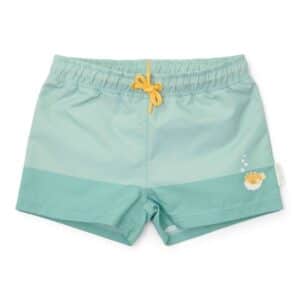 Bañador infantil Conchas Surf azul Little Dutch – Estilo surfero con protección y comodidad