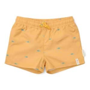 Bañador infantil Seashells Sunny amarillo Little Dutch – Comodidad, color y frescura bajo el sol
