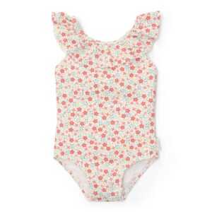 Bañador infantil Sunny Flowers multicolor Little Dutch – Flores, volantes y frescura para un verano con encanto
