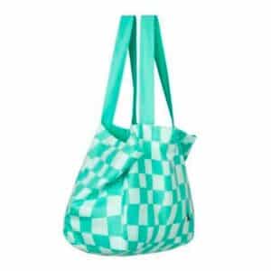 Bolsa de Playa Dock & Bay Check Green – Estilo, sostenibilidad y funcionalidad para el verano