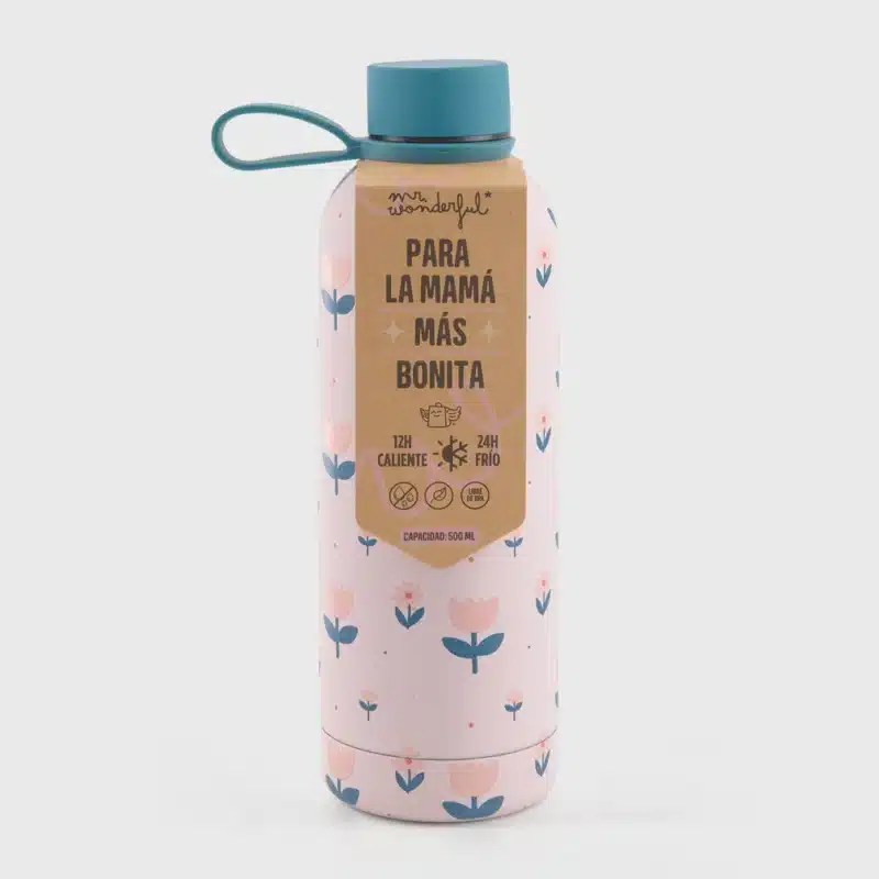 Botella térmica Mr. Wonderful – Soy 70% agua y 30% prisas