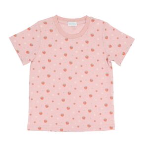 Camiseta de algodón Strawberries – Monnëka Verano 2025 🍓 Suave, fresca y perfecta para los días de sol