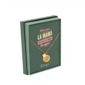 Collar Siempre contigo mamá – Acabado dorado