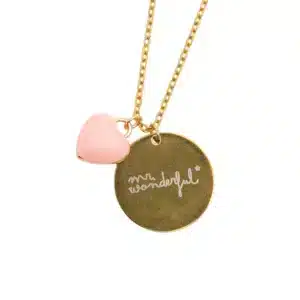 Collar Siempre contigo mamá – Acabado dorado