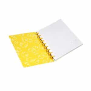 Cuaderno Compacto B5 Stitch Disney Black – 100 Hojas Cuadriculadas, Tapa Dura y Espiral Metálica