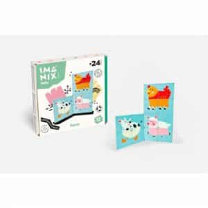 Imanix Baby 12 piezas – Primeras construcciones magnéticas seguras para bebés