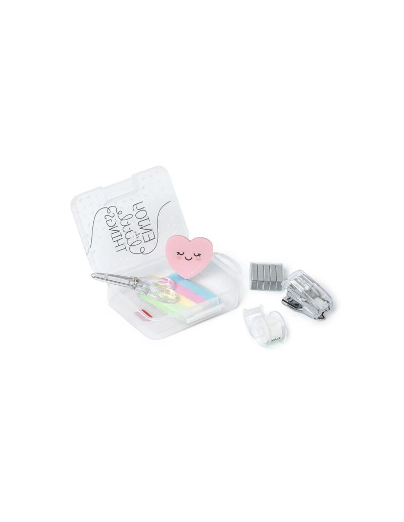 Mini Set de Papelería Legami – Estuche Compacto con Accesorios Básicos para Escuela u Oficina
