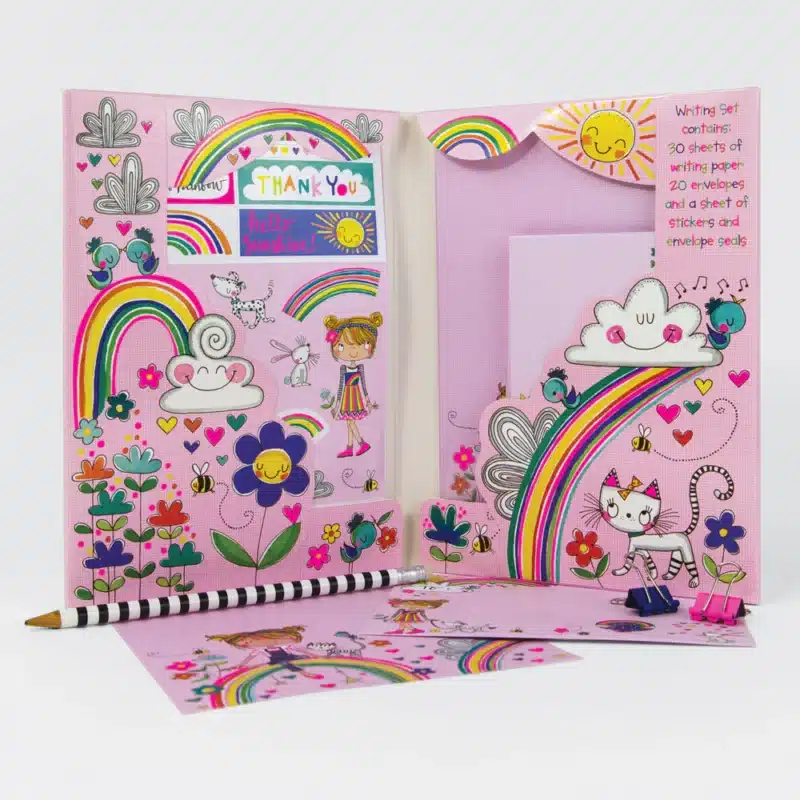 Set de escritura Rainwbow