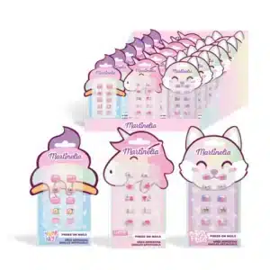 Set de uñas postizas infantil Martinelia World Fake Nails