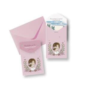 Sobre dinero primera comunión niña