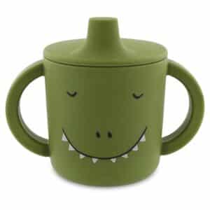 Taza de Silicona para Beber Mr. Dino de Trixie – Flexible, Segura y Perfecta para Manos Pequeñas