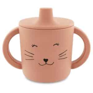 Taza de Silicona para Beber Mrs. Cat de Trixie – Suave, Antideslizante y Perfecta para Manos Pequeñas