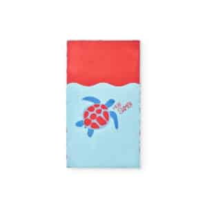 Toalla Dock & Bay Kids Tortugas – Secado rápido 160 x 90 cm