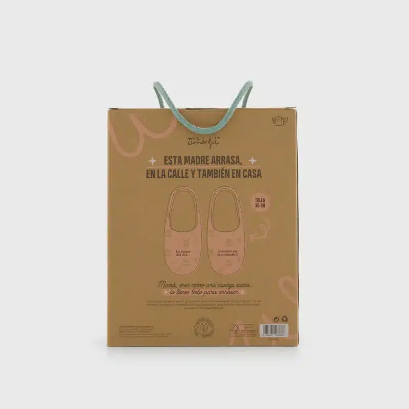 Zapatillas de estar por casa Mr. Wonderful – Lo mejor del día... ¡siempre en tu compañía! – Talla 36-38