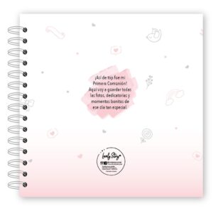 Álbum de Fotos Comunión Rosa Hoy es un día para enmarcar – Recuerdo especial para comuniones