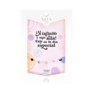 Pulsera Acero Plateado Noa Story Al infinito y más allá – Regalo especial para comuniones