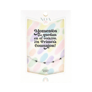Pulsera Acero Plateado Noa Story Momentos que quedan en el corazón tu primera comunión – Recuerdo inolvidable para comuniones