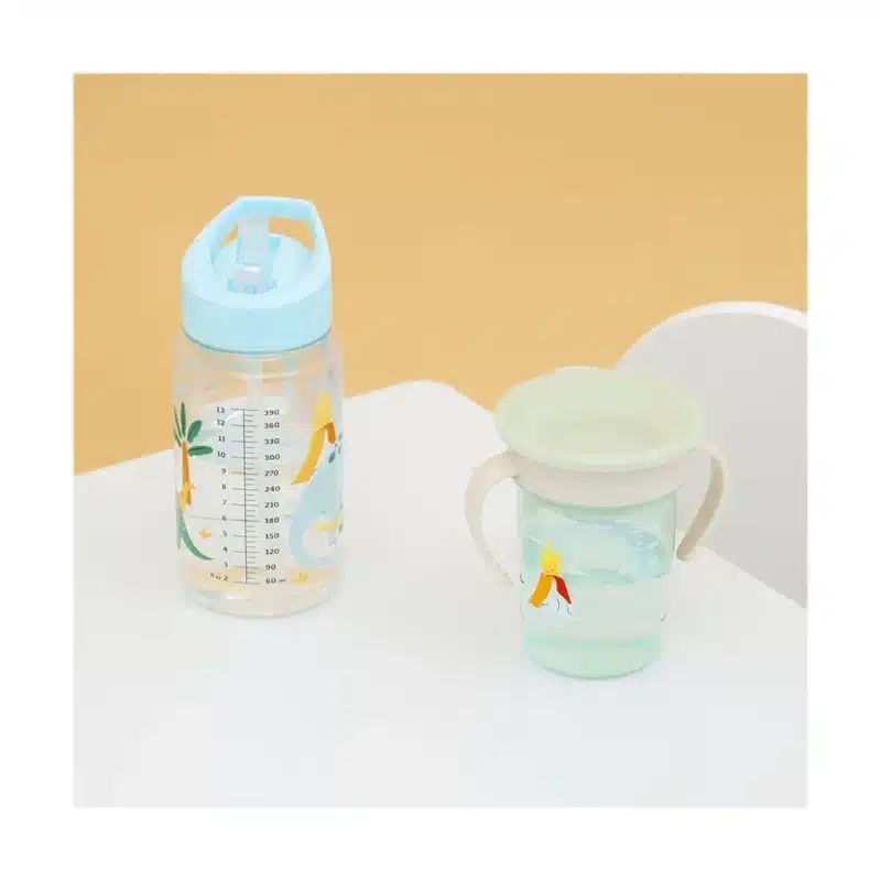 Babero Silicona Soft Biby Jurassic – Flexible, Antimanchas y con Bolsillo Miniland